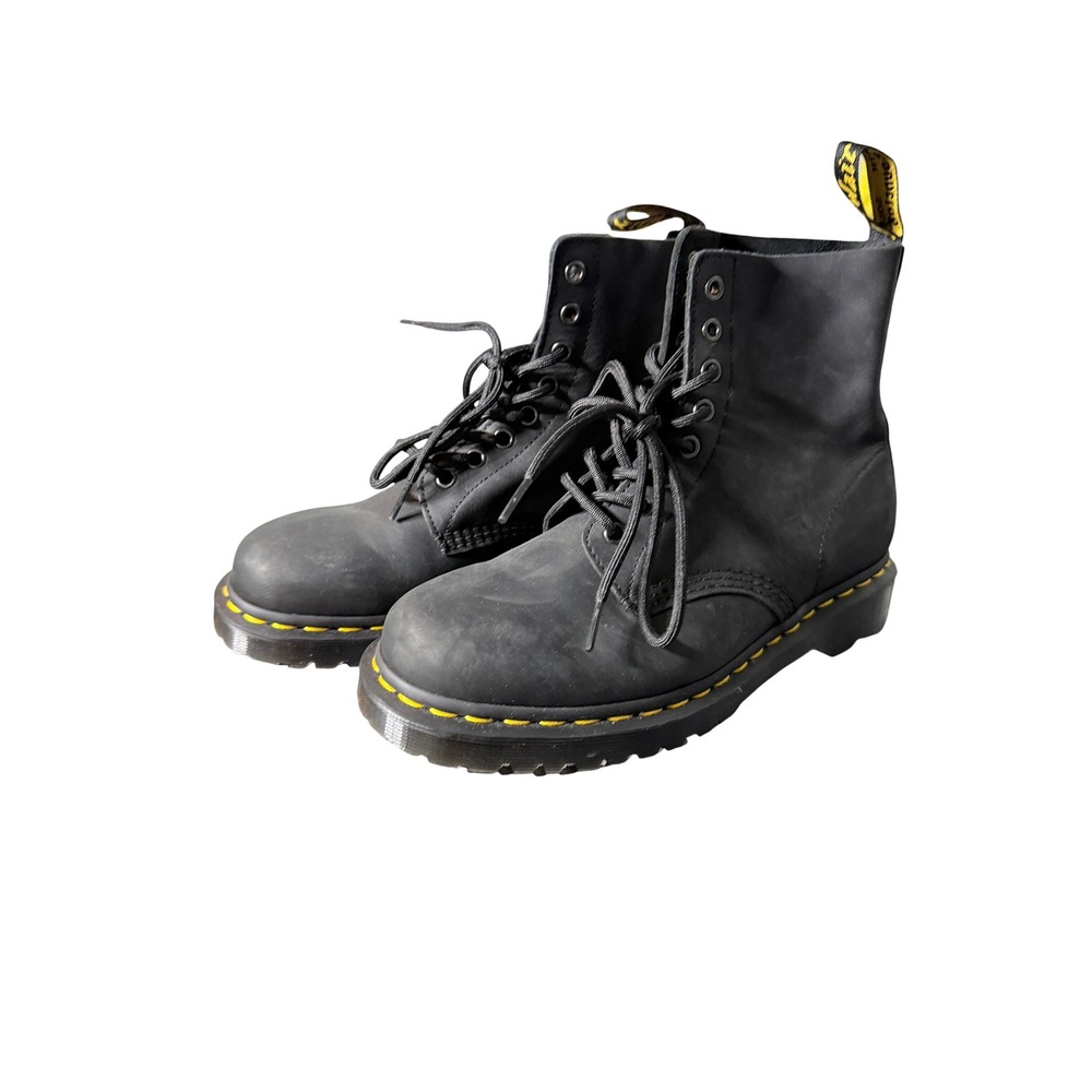 Dr. Martens 1460 Pascal Women 8 Black Combat Boot Leather
